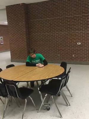 A post by @chris_blaszak on TikTok caption: #lonely at lunch😭