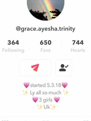 A post by @ayesha.grace.trinity on TikTok caption: Follow @grace.ayesha.trinity comment when done 💗#like #follow #followus #crownus #likearemussicalys 