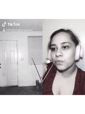 A post by @theforsakenqueen on TikTok caption: @officialravensea girl I have been following you 😊 #ifangirled #yay