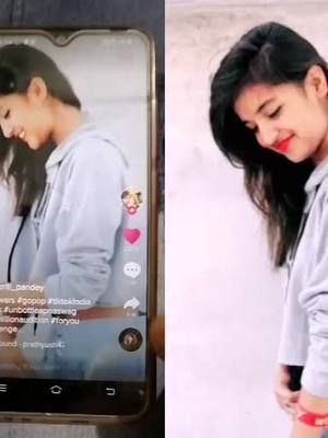 A post by @rahul02prajapati on TikTok caption: #duet with @anukriti_pandey