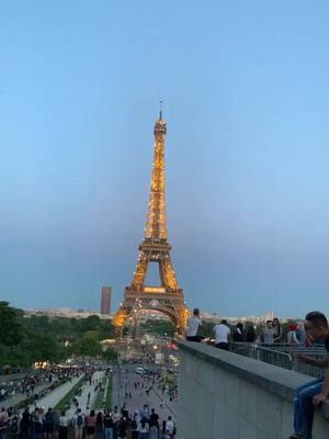 A post by @brendonhobson on TikTok caption: Bonjour from the Eiffel Tower! 🇫🇷 #foryou #foryoupage #paris #eiffeltower #viral