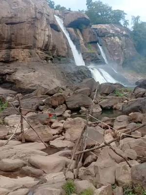 A post by @vanshnarula344 on TikTok caption: #vanshnarula344 it's very beautiful Bahubali waterfall#bahubali