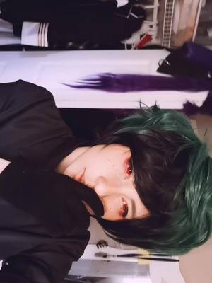 A post by @yiazamat on TikTok caption: If I posted with vape, would it get taken Down. #midoriyaizuku #midoriya #bnha