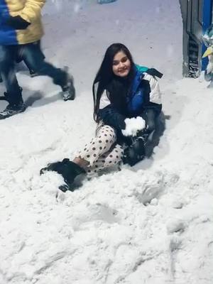 A post by @komalsalwan on TikTok caption: Snow world 🌍#blooper