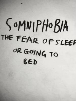 A post by @brookejamieson on TikTok caption: Somniphobia. #foryoupage #foryou #fyp #drawyourfears #fears