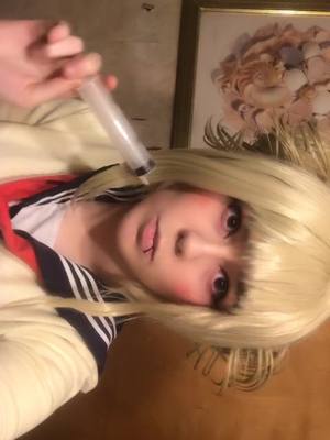 A post by @jazpey on TikTok caption: i can’t tell if i hated this or loved it 😳 #togacosplay #himikotoga #bnhacosplay #bnha