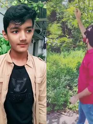 A post by @kinjalpatel4474 on TikTok caption: #duet with @parpoto_gandhinagar #friend #gujju_rokes_ #gujjboy #parpoto #gujju #foryoupage #gujratitiktok #tiktokindia