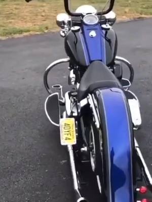 A post by @motorcycleride on TikTok caption: Custom low rider Harely on point! 👌🏼 #harleydavidson #lowrider #tiktokpartner