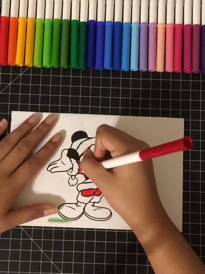 A post by @withinthelines on TikTok caption: how many days until Christmas? #tiktokpartner #oddlysatisfying #color #disney