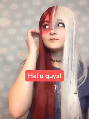 A post by @hannah_moon_ on TikTok caption: I love each and every one of you❤️ #femtodoroki #femtodorokicosplay #todoroki #todorokicosplay #shototodoroki #bnha