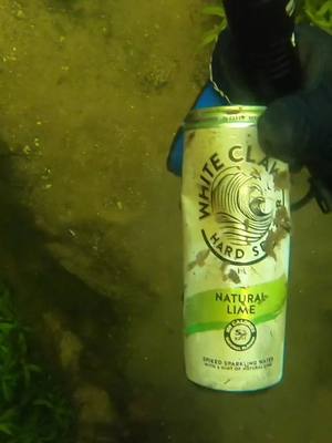 A post by @ayofishing on TikTok caption: Found White Claw Underwater #foryou #foryoupage #whiteclawsummer #whiteclaws #whiteclaw #beer #beers #beerchallenge #beerpong #water #viral #explore