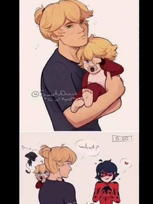 A post by @_.miraculous._.ladybug._ on TikTok caption: Adrien and marinette #miraculousladybug