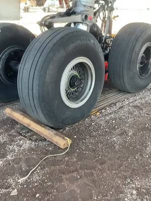 A post by @andrewkelly789 on TikTok caption: Landing gear of retired Airbus 330 #avgeek #aviation #pilotsoftiktok #pilots #a330 #boneyard #foryourpage FOLLOW ME