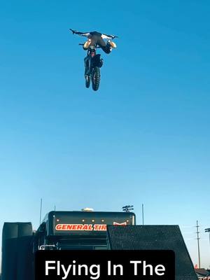 A post by @freestylemxtour on TikTok caption: Diving in to Friday’s be like!!!! Hahah!! 😂#fmx #supercross #yaweride #freestylemxtour #motocross #killinit #monsterenergy #generaltire