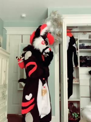 A post by @artemisflame on TikTok caption: POV / Arti’s darkside came out in a playground fight. She’s embarrassed about it but tells you anyways #furry #foryou #fyp #fursuit #pov #furryfandom