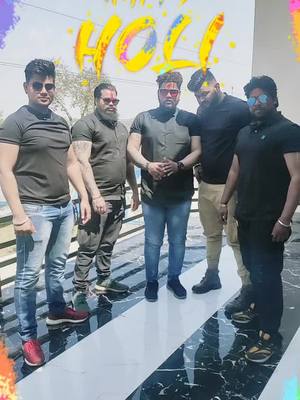 A post by @bantisardarji12 on TikTok caption: #fantasticholi  Bhawani Group Bouncers Jai bhawani #sabhi bhaiyon ko happy holi