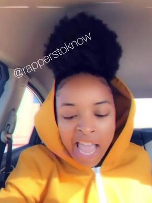 A post by @rapperstoknow2 on TikTok caption: Follow new page @rapperstoknow Artist: honieg0ld (IG) #writethelyrics #rogerthat #rapping #rappers #rapperstoknow #femalerapper #barz #hiphop #fyp