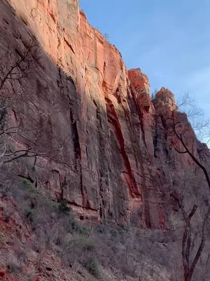 A post by @smittenkittensmittens on TikTok caption: The most beautiful place I’ve seen. #zion #zionnationalpark #travel #mountains