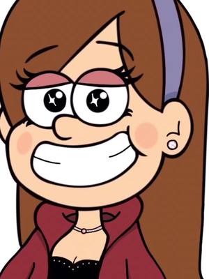 A post by @thisistheusername4 on TikTok caption: Turning Mabel into a popular girl as requested PART TWO 🤩 and RESULT #foryou #viral #foryoupage #gravityfalls #art #digitalart