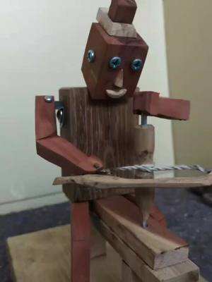 A post by @bingo_wood on TikTok caption: #wood  #woodworking  #woodworking #DIY  #art  #artist #artwork