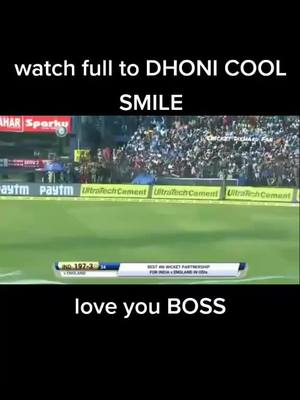 A post by @chandandhoni42 on TikTok caption: love you BOSS....#chandandhoni42 #ms_dhoni #tiktoktraditions #cricket #tiktokt #foryou