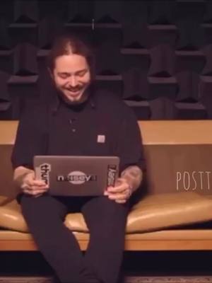 A post by @posttyb on TikTok caption: just to brighten your day :) @postmalone #postmalone #laugh #fyp #foryou #xyzbca