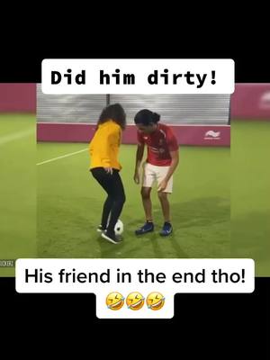 A post by @best.of.football.clips on TikTok caption: RIP man! #rip #didhimdirty #football #Soccer #sport #skills #teckers #incredible #nutmeg