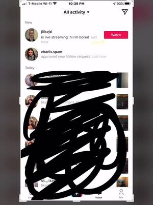 A post by @.dazingcharr on TikTok caption: idk if this is the real charli BUT SHE ACCEPTED MY FRIEND REQUEST AND IF IT IS HER IM FREAKING OUT!!! #fyp