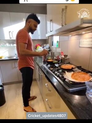 A post by @cricket_updates4807 on TikTok caption: Raina Cooking during lockdown...  #cricket_updates4807 #rajesh_karthi_edits #cricketfun #sureshraina #raina #msdhoni #ipl2020 #viral #treanding