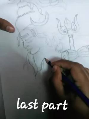 A post by @royal_dhanraj_shegar on TikTok caption: bhole sketch last part #foryou #foryoupage #teriding.  #tiktok #tiktok_indin