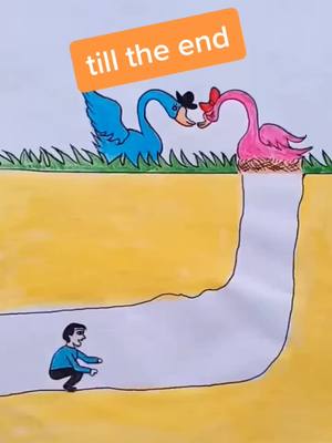 A post by @dellhadley on TikTok caption: a poor fellow#draw #snake #drawing #paint