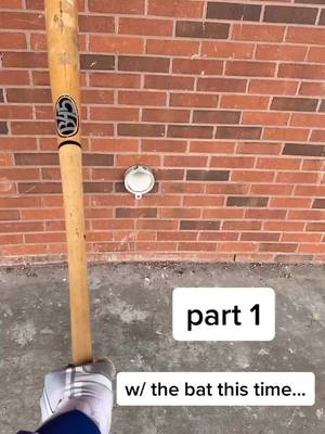 A post by @iammattklamm on TikTok caption: like for part 2...👀 #fyp #baseball #trickshot #part1