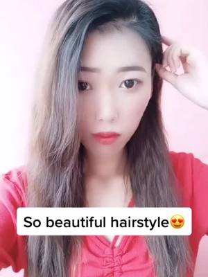 A post by @jollyhey on TikTok caption: You can make this hairstyle by yourself 💁‍♀️💁‍♀️💁‍♀️#hoopsathome #hairstyle #fashion #DIY