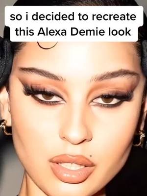 A post by @crappyncrafty on TikTok caption: I just had to hop on this trend #alexademie#makeup#fyp#guam