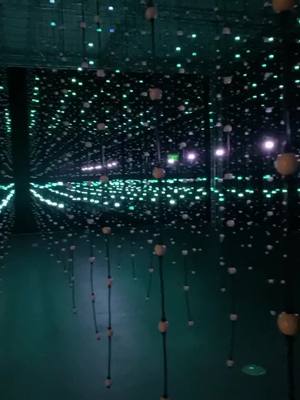 A post by @thematthewmorgan on TikTok caption: #lights #art #installation #randomthings #everydayscience #qaurentine #holyspirit #matrix #dimensions #mindtrip #logical #mentalstimulation #timesuck