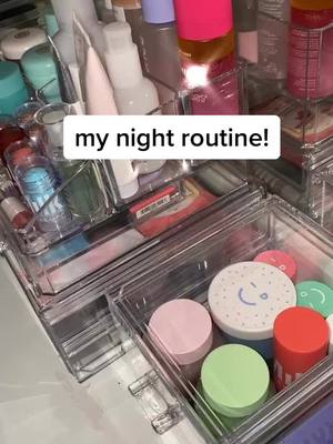 A post by @sk1ncar3 on TikTok caption: what’s your night routine? @bliss @glowrecipe @idewcare #fyp #skincare #foryoupage #facemask #nightroutine #glossier #theordinary #vitaminc #idewcare