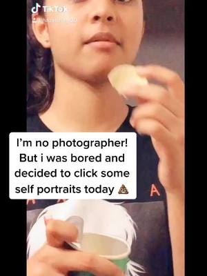 A post by @hazelshiny20 on TikTok caption: I didn’t know that I could take good pictures 🥴 #quarantinelife #selfportraits #tamilgirls