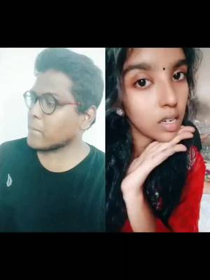 A post by @sankar_rocker on TikTok caption: Nenappu tha 😆#duet with @nandhini.meenu English Pura 🕊😂 #sivakarthikeyan #keerthisuresh #tamilboyfeelings #tamilmuser