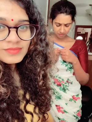 A post by @devipanicker on TikTok caption: Verum paradooshanam!!😏😝 inspired by @meghian #canadianmallus #tiktokmalayalam #hipsdonttlie #trending #varietymedia #kattakappi #viralvideos