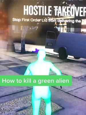 A post by @green.gang0_0 on TikTok caption: It is true thooo#foryoupage #viral #foruyou #gta5 #greenalien #gta