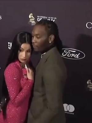 A post by @cardib.27 on TikTok caption: Cardi and Offset Cute Asf ❤️ #foryoupage #fyp #cardib #offset