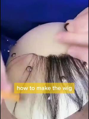 A post by @tonyteacher007 on TikTok caption: #beauty #satisfying #4u #foryoupage #foryoupage #4up #fyp #sosatisfiying #foryou #wig #wigs #wighair #handmade #atitude #artisan  need patience to do.