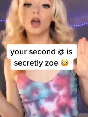 A post by @adoringzoelav on TikTok caption: your second @ is secretly zoe 😳#zoelaverne #foryoupage #foryou @zoelaverne