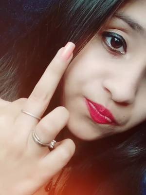 A post by @harshita_kitty on TikTok caption: my voice😂✌ #featureme #tiktok #tiktokindia #foryou