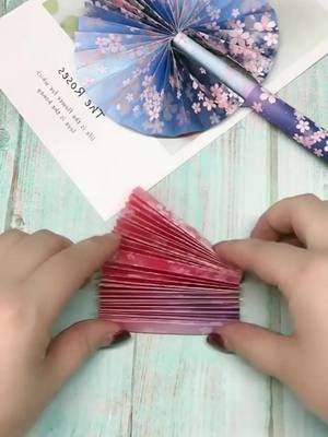 A post by @michellesales02 on TikTok caption: Hot 😰😰, need fan #foryou #craft #origami #origamitutorial #DIY