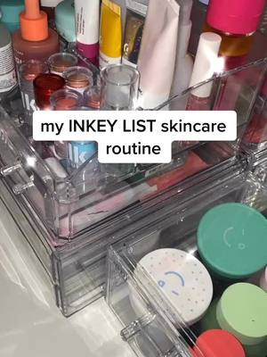 A post by @sk1ncar3 on TikTok caption: thank you INKEY LIST for these products! #fyp #skincare #foryoupage #theordinary #facemask #sponser #inkeylist #idewcare #glossier #vitaminc #bliss