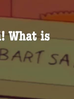 A post by @sound_ediiits on TikTok caption: Bart sad♥︎ I will give some of you sh, so comment “done” if you want a sh𓆉🤩 #foryoupage #foryou #fyp #viral #goviral #simpsons #sad #36K!