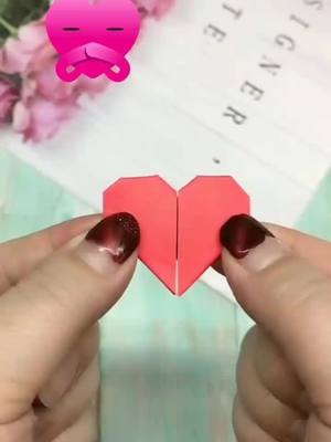 A post by @michellesales02 on TikTok caption: 💝💝💝love u. #fyp #craft #origami #DIY #foryou