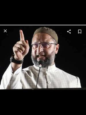 A post by @sadikzilani on TikTok caption: owwaisi sahab aapko janab din Mubarak ho Allah aapko salamat rakhe#assaduddinowaisi #tiktok_india