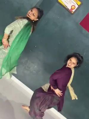 A post by @panditmili12 on TikTok caption: 🤗again with @themaskgirl143💕#milipandit #mili #haryanviculture #haryanvidance #haryanvifolk